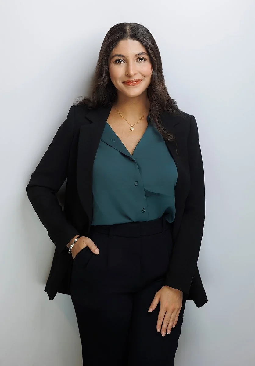 Studio headshot by Stobbe Photography, Saskatoon